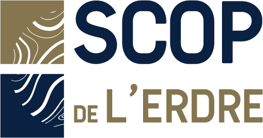 Logo de l'entreprise scop de l'erdre, menuisiers et charpentier à les Touches