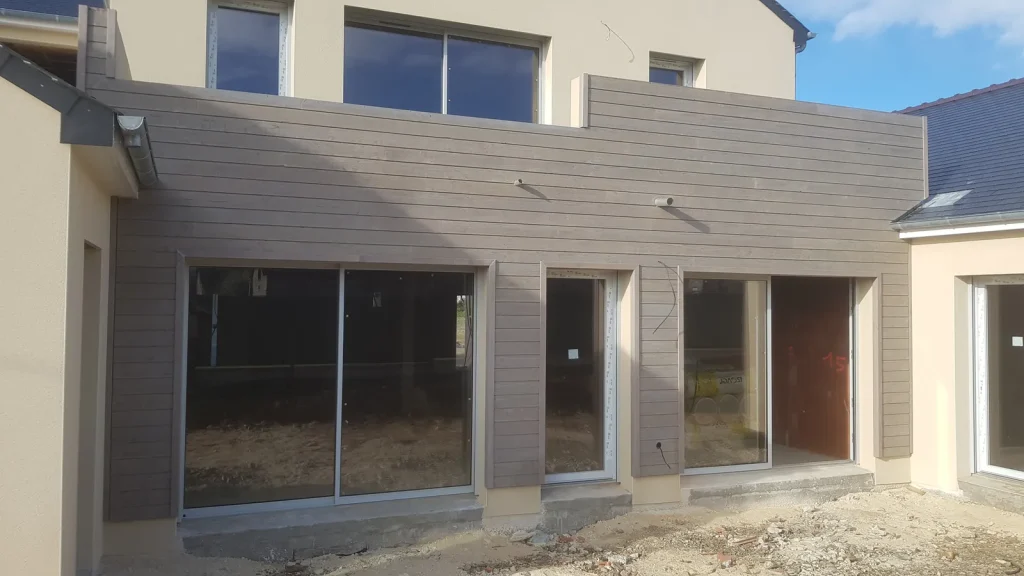 Réalisation de charpente par l'entreprise scop de l'erdre, menuisiers et charpentier à les Touches